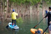 Paddle boarding tour to Thac Ba Lake
