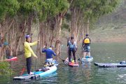 Paddle boarding tour to Thac Ba Lake